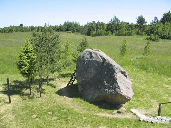 the third largest stone in Lithuania